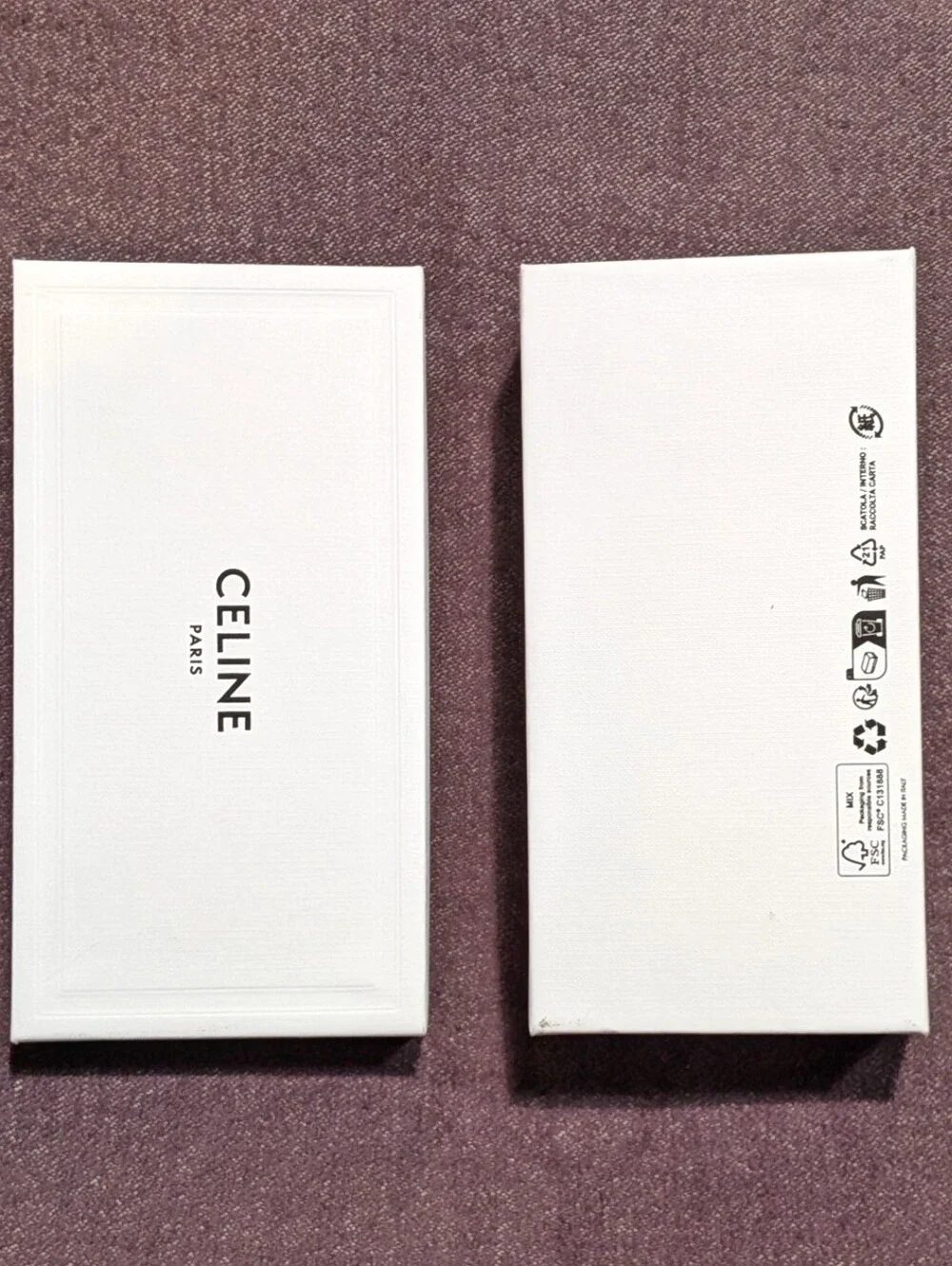 Celine Paris Sunglasses/Glasses Product Box - White - Luxury Designer